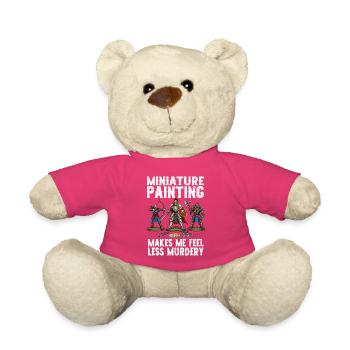 Miniaturenbemalung Weniger Mordlust - Teddy - Pink - Vorne