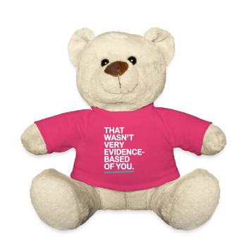 Ce n’était pas un médecin nerd de laboratoire de médecine basé sur des preuves - Nounours - rose - Devant