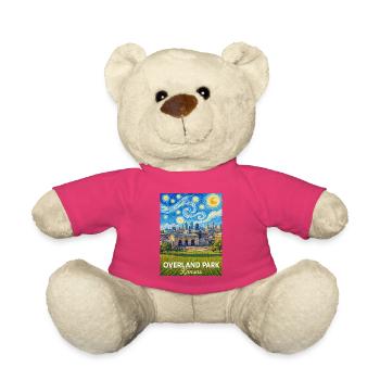 Overland Park Night Starry Sky Kansas - Teddy - Pink - Vorne