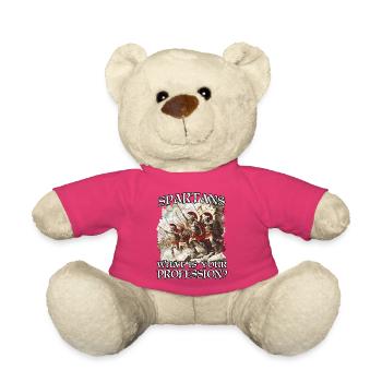 Glorreiche Krieger Spartas König Leonidas T 300 Kr - Teddy - Pink - Vorne