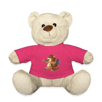 Pferd Holzfäller Holz Wald - Teddy - Pink - Vorne