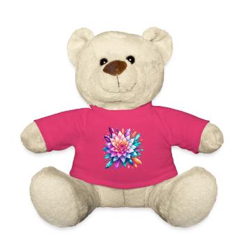 Crystal Rose Color Explosion - Teddy Bear - pink - Front
