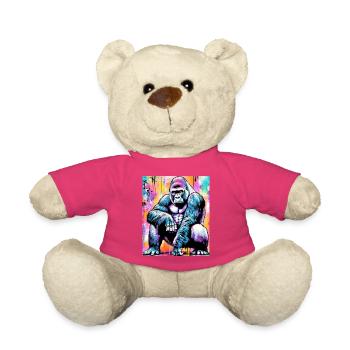 gorilla - Teddy Bear - pink - Front