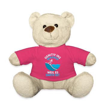 Génitif dans l’eau parce que c’est une grammaire dative - Nounours - rose - Devant