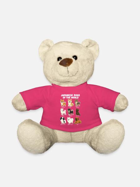 Japanische Hunderassen-diagramm-niedliche - Teddy - Pink