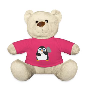 Pinguin Hammer - Teddy - Pink - Vorne