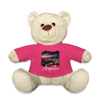 Acapulco Nachtpanorama Küstenstadt - Teddy - Pink - Vorne