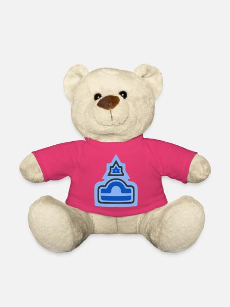 Zodiac Stammes-Waage und Luft - Teddy - Pink