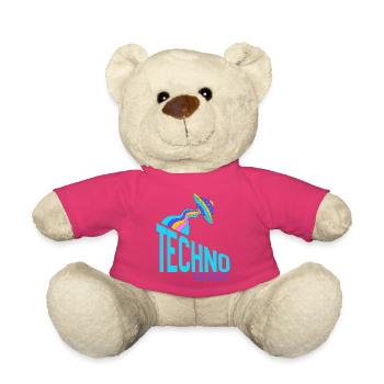 UFO Neon Techno Beam - Teddy Bear - pink - Front