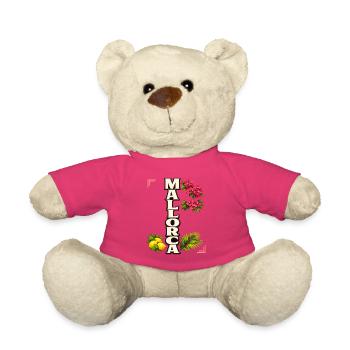 Mallorca Blumen & Zitronen mediterraner Urlaub - Teddy - Pink - Vorne