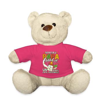 Niveau Papa Débloqué Futur Père - Nounours - rose - Devant