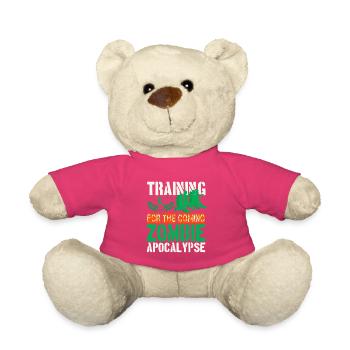 Training For The Coming Zombie Apocalypse  - Teddy - Pink - Vorne