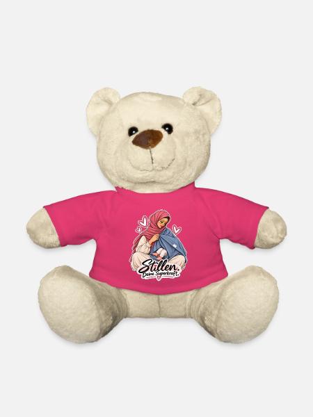 Stillen - deine Superkraft  - Teddy - Pink