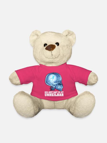 Fußball Fußballer Unheilbar Lustiger Spruch - Teddy - Pink