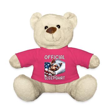 Yorkshire Terrier US Schlafshirt - Teddy - Pink - Vorne