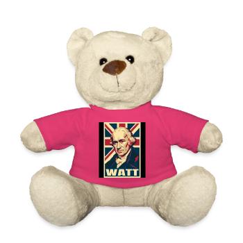 James Watt UK Pop Art - Teddy - Pink - Vorne