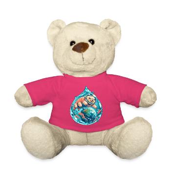 Kleine Tardigrade Kosmische Reise - Teddy - Pink - Vorne