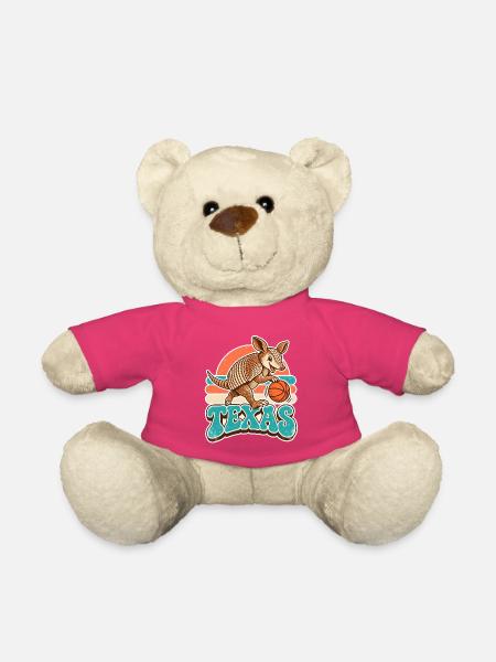Texas Armadillo mit Basketball - Teddy - Pink