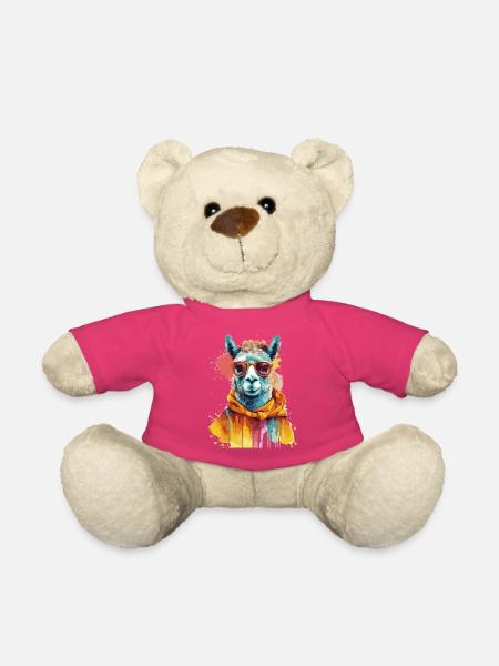 Lama, Alpaka, Lama Swag - Teddy - Pink