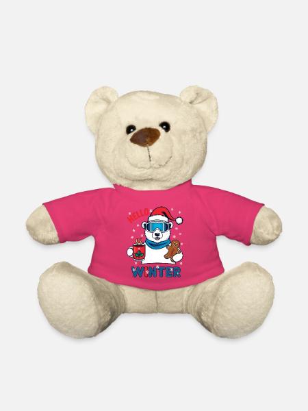 Eisbär mit Lebkuchen - Teddy - Pink