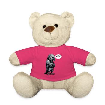 Aucun propriétaire de perroquet gris d'Afrique - Nounours - rose - Devant