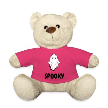 EFFRAYANT |  T-shirt d’Halloween avec fantôme - Nounours - rose - Devant