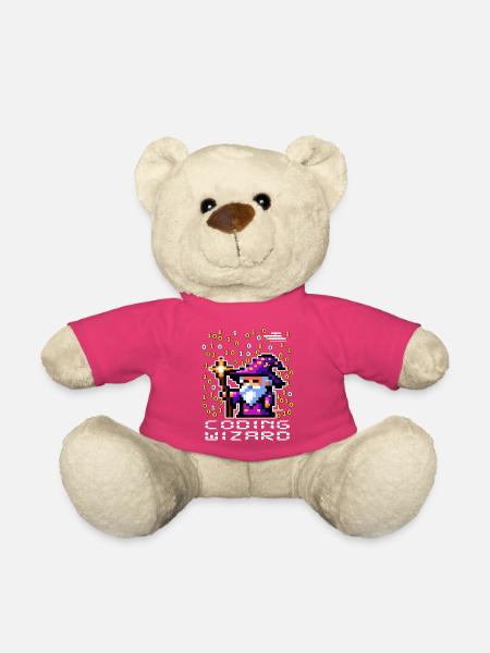 Zauberer-Pixel-Code - Teddy - Pink