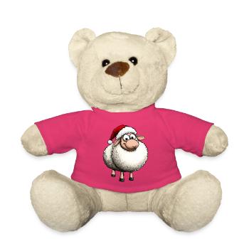 Schafe Weihnachten - Teddy - Pink - Vorne