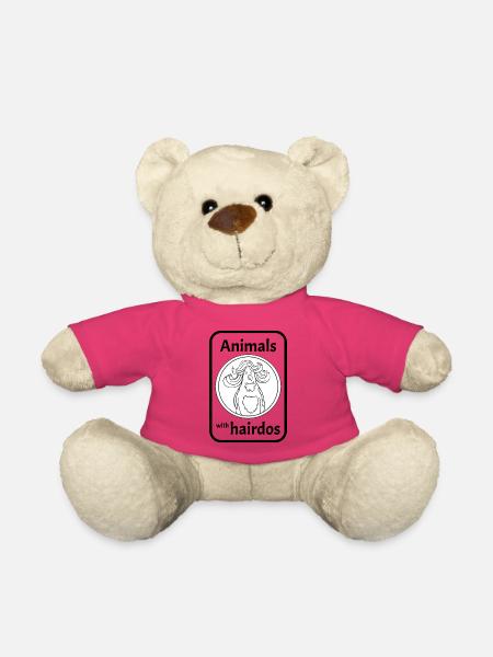 Papagei mit Frisur - Teddy - Pink