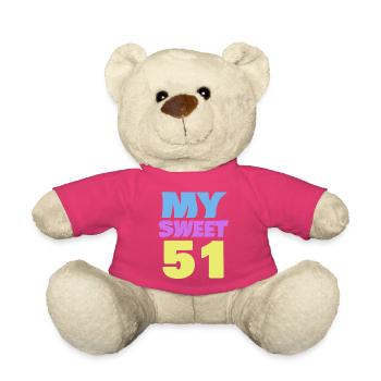51 - Nounours - rose - Devant