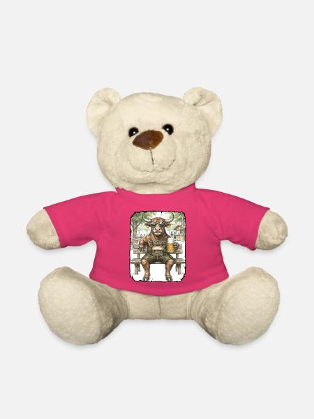 Stier Bulle Biergarten - Teddy - Pink