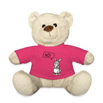 Sturer Hase sagt NÖ! – Witziges Statement - Teddy - Pink - Vorne