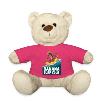 Singe du club de surf bananier - Nounours - rose - Devant