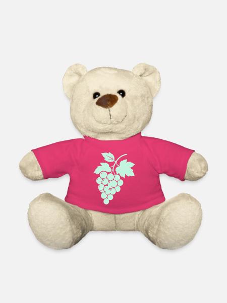Weinreben Silhouette Trauben Design - Teddy - Pink