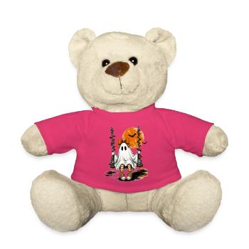 Geist auf der Schaukel unter dem Mond - Teddy - Pink - Vorne