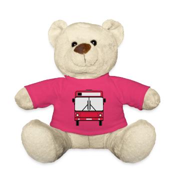 Busfahrer Bus Omnibus Schulbus Bus , Stadtbus (25) - Teddy - Pink - Vorne