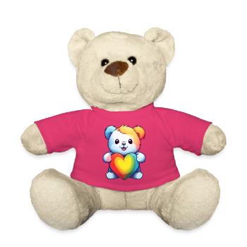 Love is a Bear Necessity - Teddy Bear - pink - Front