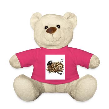 Léopard  - Nounours - rose - Devant