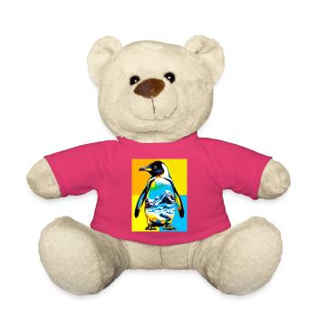 penguin - Teddy Bear - pink - Front
