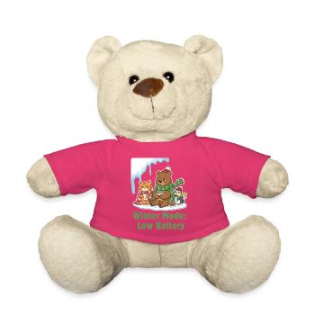 Mode hiver : Fatigué, Enveloppé et Affamé - Nounours - rose - Devant