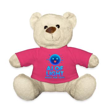 AI OF LIGHT MADE FOR LOVE - Teddy Bear - pink - Front