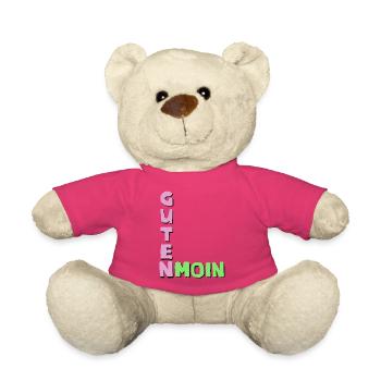 Bonjour - Nounours - rose - Devant
