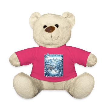 Aspen Colorado Sports d’hiver Ski Snowboard Winterurl - Nounours - rose - Devant