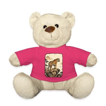Forêt asiatique du tigre - Nounours - rose - Devant