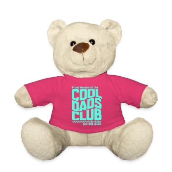 Club des papas cool - Cadeau de la fête des pères des papas - Nounours - rose - Devant