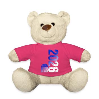 Basketball Master Shirt 2026, blue white - Teddy Bear - pink - Front