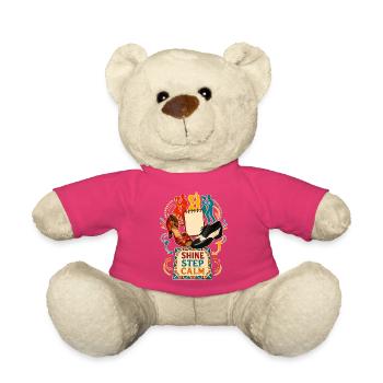 SHINE STEP CALM - Teddy Bear - pink - Front