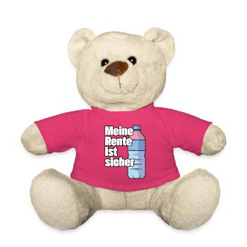 Meine Rente ist sicher - Teddy - Pink - Vorne
