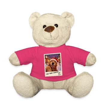 The Tree Started It Golden Retriever Selfie - Teddy - Pink - Vorne