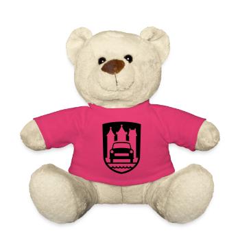  Trabi Zwickau Wappen - Teddy - Pink - Vorne